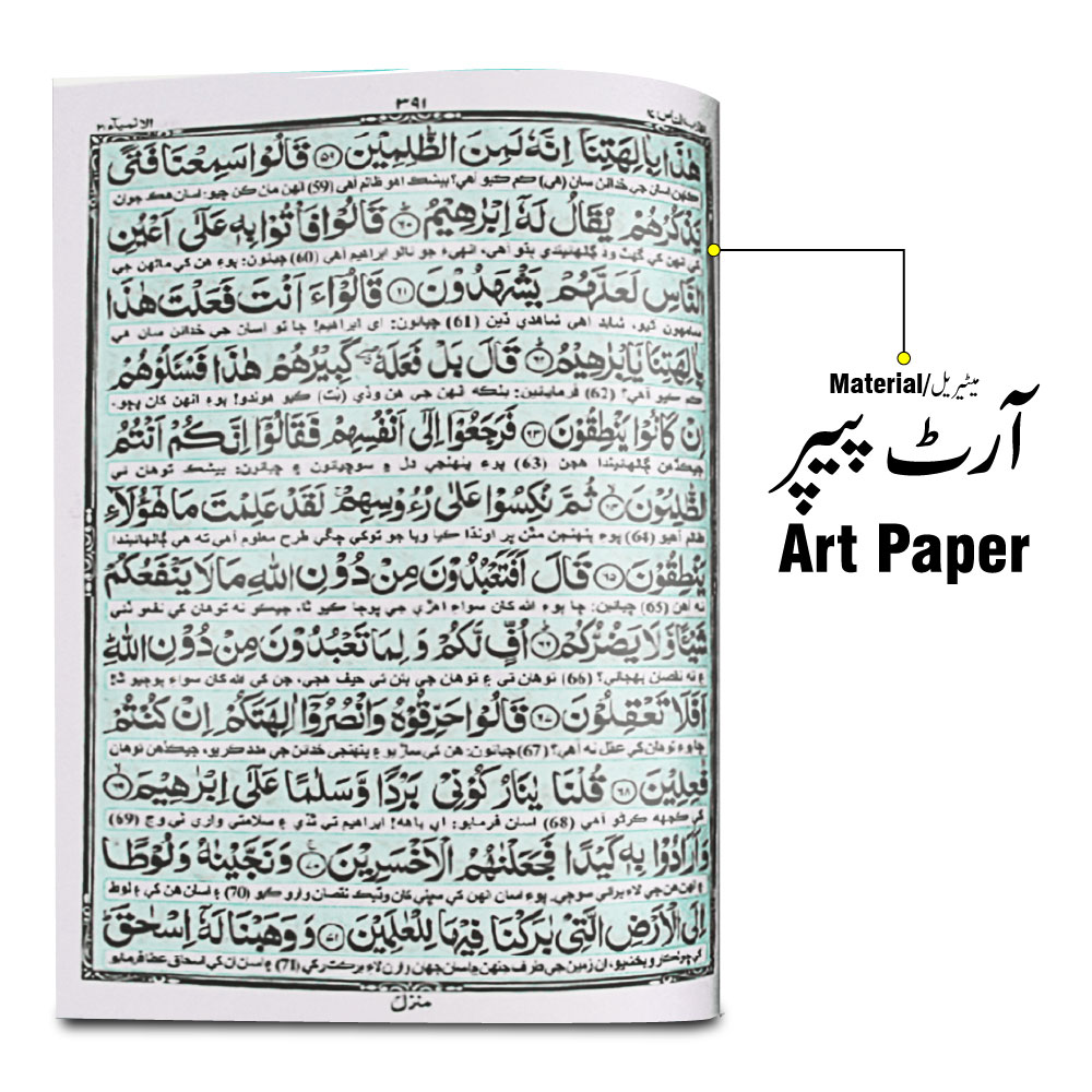 458G Holy Quran Sindhi