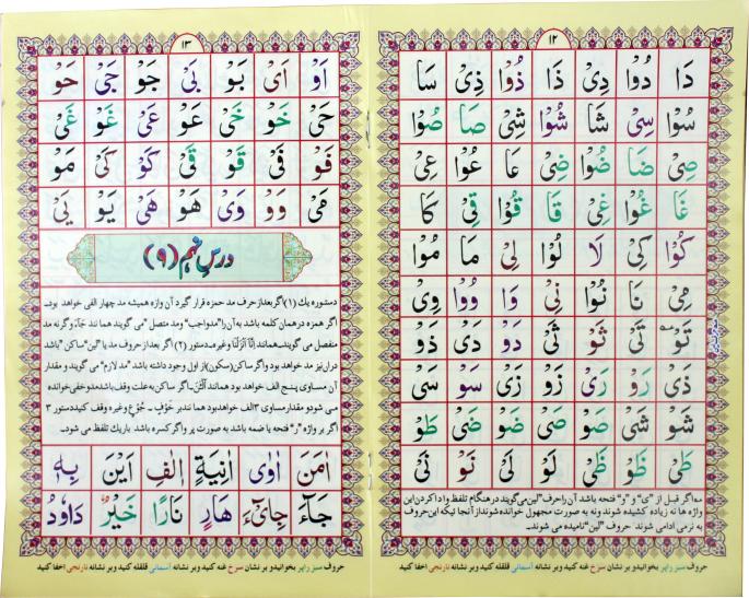 854F24 Noorani Qaeda Farsi Tajweedi(24Pages)