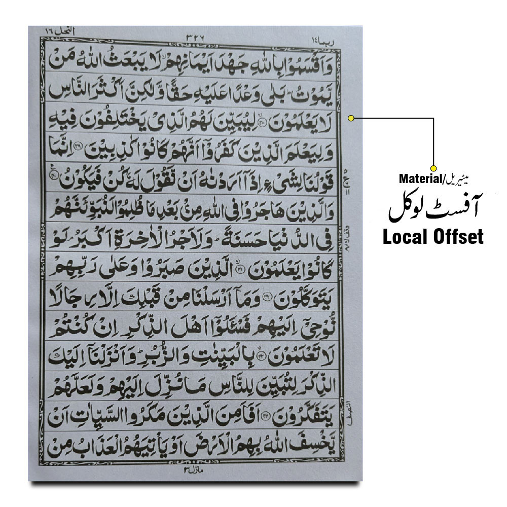33L HOLY QURAN(14 LINE)
