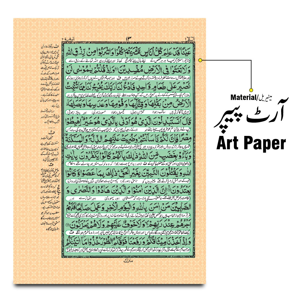 48KP The Quran - Urdu Translated Version Arabic And Urdu language With Tafseer