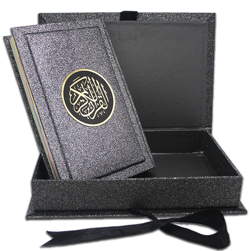 876-7GLTB-Black Holy Quran Tajweedi 16 Line
