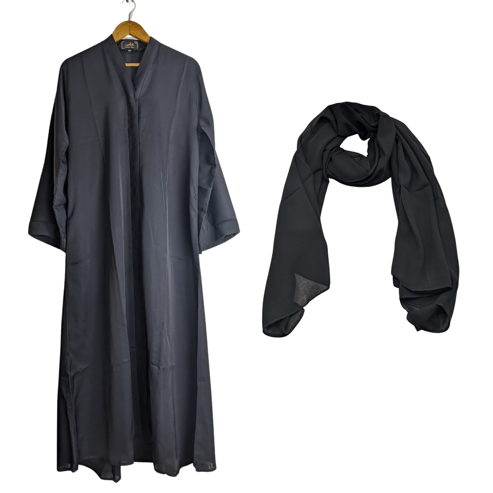 Esra-56black Abaya for Girls Black (Size 56) Esra