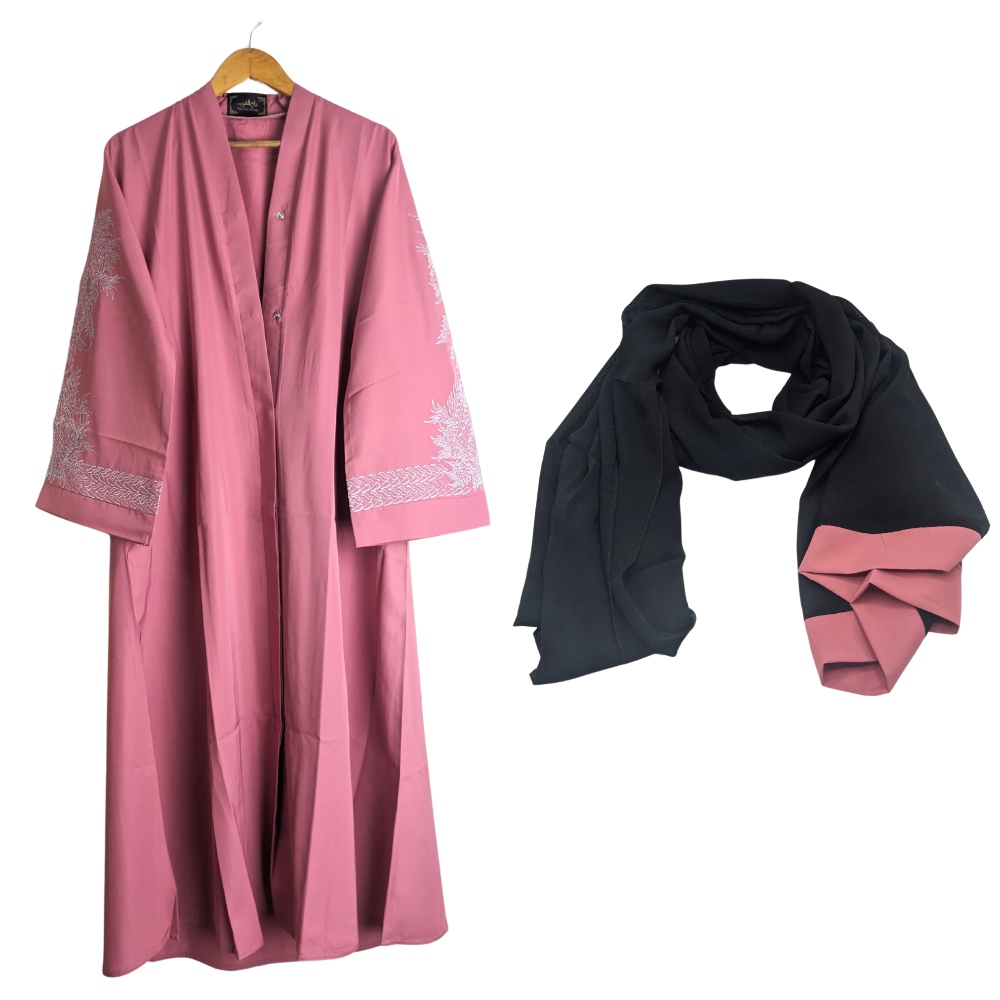 Anabya-56Pink Abaya for Girls Pink Color (Size 56) Anabya